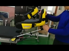 Sus304 ที่ยึดขาโต๊ะปฏิบัติการ โกลนราวข้าง Lithotomy ที่ยึดขาเตรียม